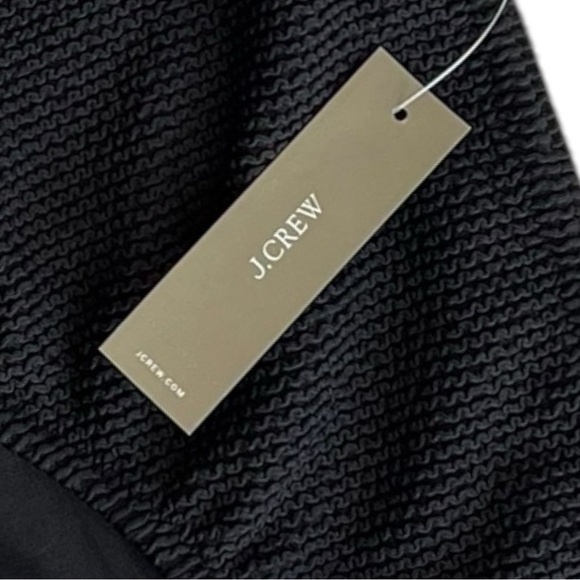 🌻NEW w.tag J. Crew Black Textured hipster full-coverage bikini bottoms Size 3X - Picture 8 of 10